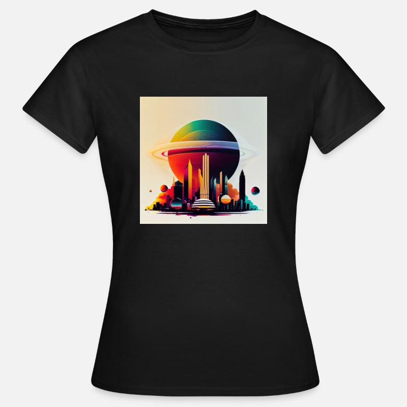 Colonization of Mars - Women's T-Shirt - black