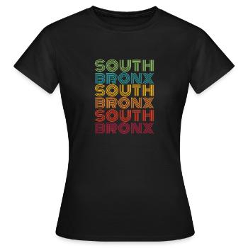 South Bronx - Frauen T-Shirt - Schwarz - Vorne - AI Model Female 172 dark (172cm)
