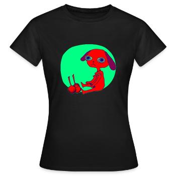 Mad - Dog - Women's T-Shirt - black - Front - AI Model Female 172 dark (172cm)