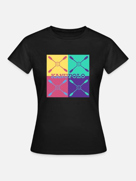 Kanupolo - stylisch und sportlich - Frauen T-Shirt - Schwarz