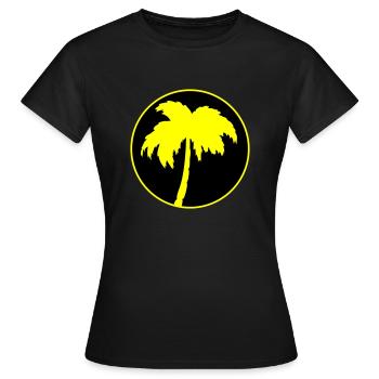 Palmier - T-shirt Femme - noir - Devant - AI Model Female 172 dark (172cm)