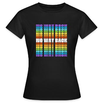 No Way Back - Women's T-Shirt - black - Front - AI Model Female 172 dark (172cm)
