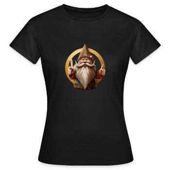 Dilu le lutin - T-shirt Femme - noir - Devant - AI Model Female 172 dark (172cm)