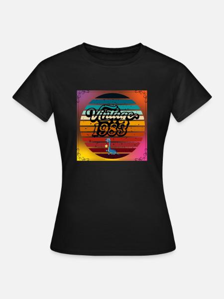 Verrückte 80er - Frauen T-Shirt - Schwarz