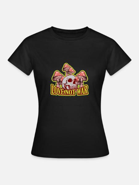 Hippie - Frauen T-Shirt - Schwarz
