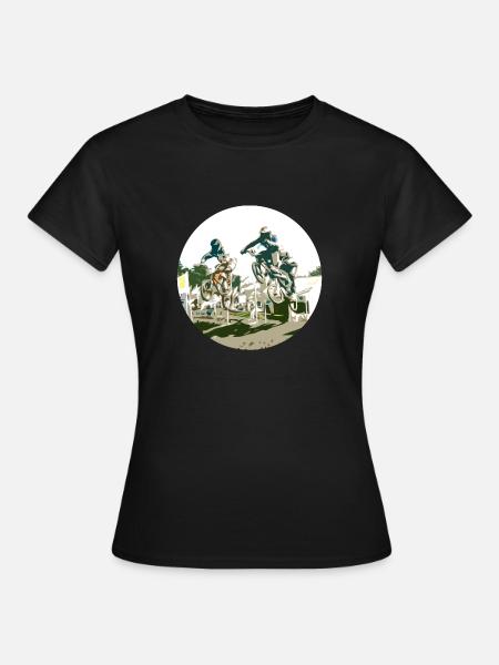 BMX - Frauen T-Shirt - Schwarz