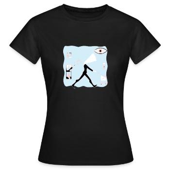Birth - Women's T-Shirt - black - Front - AI Model Female 172 dark (172cm)