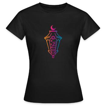 Islam Allah - Women's T-Shirt - black - Front - AI Model Female 172 dark (172cm)
