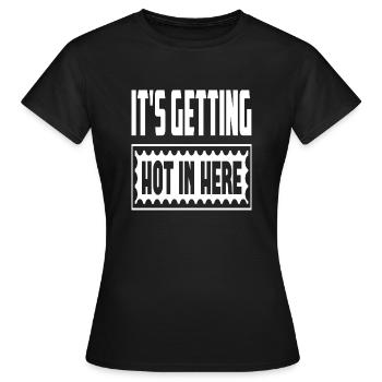 Il fait chaud ici - T-shirt Femme - noir - Devant - AI Model Female 172 dark (172cm)