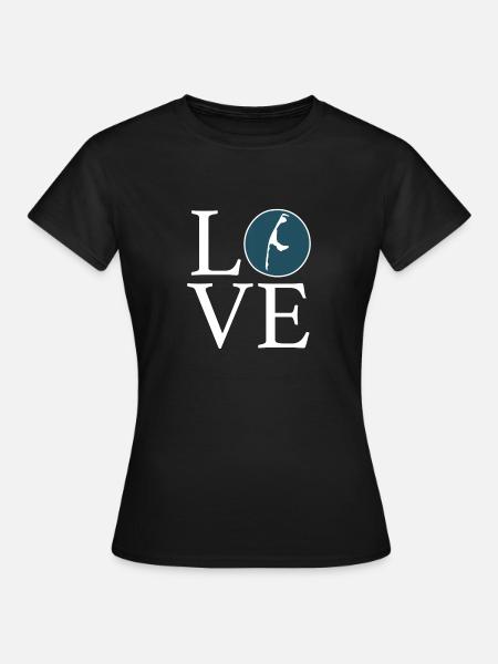 LOVE sylt - Frauen T-Shirt - Schwarz