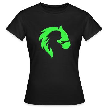 Illusion d’optique art psychédéliques formes rétro - T-shirt Femme - noir - Devant - AI Model Female 172 dark (172cm)