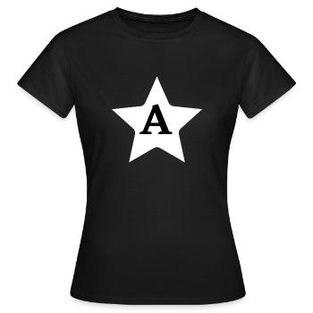 Brief an den Stern - Frauen T-Shirt - Schwarz - Vorne - AI Model Female 172 dark (172cm)