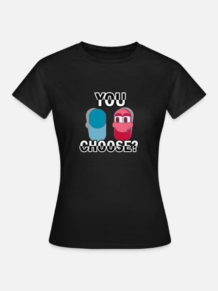 DU WÄHLST - Frauen T-Shirt - Schwarz