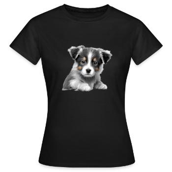 Chiens Propriétaires de chiens Bergers allemands Propriétaires de chiens Propriétaires de chiens - T-shirt Femme - noir - Devant - AI Model Female 172 dark (172cm)
