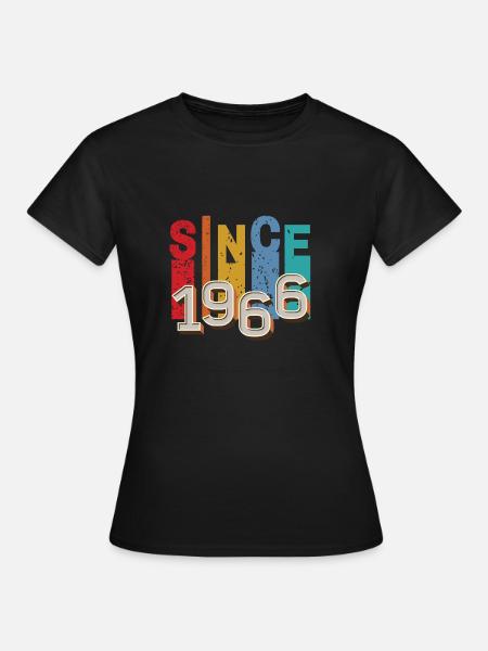 Seit 1966 retro - Frauen T-Shirt - Schwarz