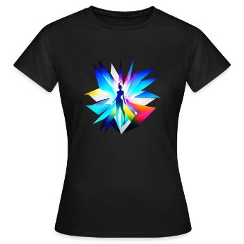Magie féerique - T-shirt Femme - noir - Devant - AI Model Female 172 dark (172cm)