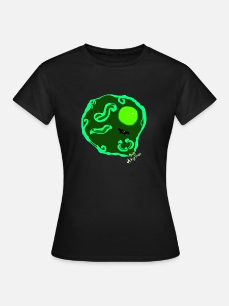 Spiegelei von Isabel B. - Frauen T-Shirt - Schwarz