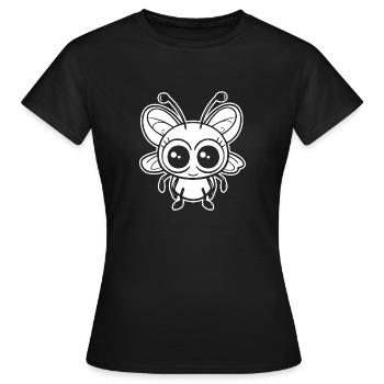 Insectes, bestioles, arthropodes - T-shirt Femme - noir - Devant - AI Model Female 172 dark (172cm)