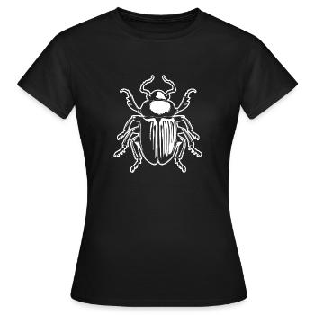 Insectes, bestioles, arthropodes - T-shirt Femme - noir - Devant - AI Model Female 172 dark (172cm)