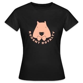 Königliche Könige für Nagetiere - Frauen T-Shirt - Schwarz - Vorne - AI Model Female 172 dark (172cm)
