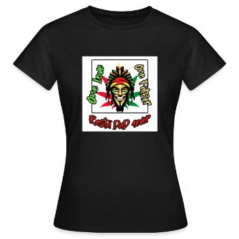 Rasta DAD - T-shirt Femme - noir - Devant - AI Model Female 172 dark (172cm)