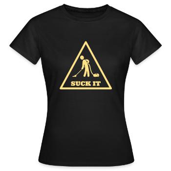 Suck It CrossWalk - T-shirt Femme - noir - Devant - AI Model Female 172 dark (172cm)