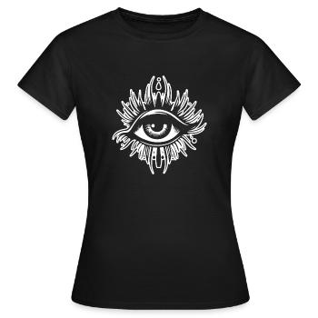 Eye Eyes Ophthalmologist - Women's T-Shirt - black - Front - AI Model Female 172 dark (172cm)