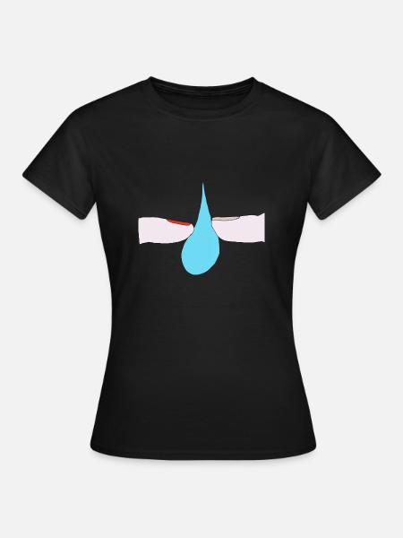 Zärtlichkeit - Frauen T-Shirt - Schwarz