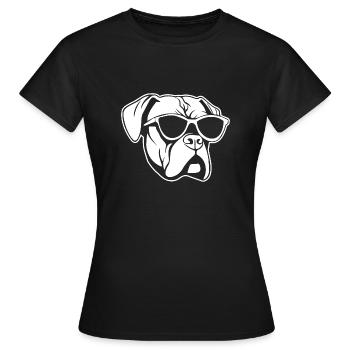 Boxer Dog Dog Breeds - Women's T-Shirt - black - Front - AI Model Female 172 dark (172cm)