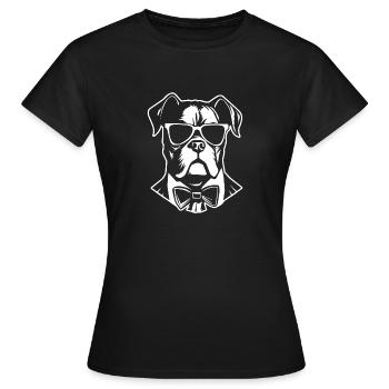 Boxer Dog Dog Breeds - Women's T-Shirt - black - Front - AI Model Female 172 dark (172cm)