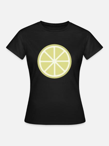 Limette - Frauen T-Shirt - Schwarz