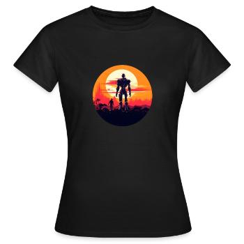 Alliés du crépuscule - T-shirt Femme - noir - Devant - AI Model Female 172 dark (172cm)