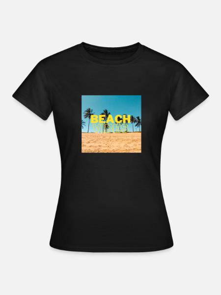 Beach 15 - Frauen T-Shirt - Schwarz
