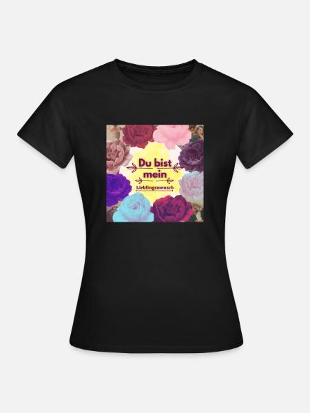 Lieblingsmensch - Frauen T-Shirt - Schwarz