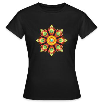 Testen von Übersetzungen - Frauen T-Shirt - Schwarz - Vorne - AI Model Female 172 dark (172cm)
