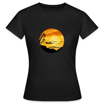 Meilleure relaxation - T-shirt Femme - noir - Devant - AI Model Female 172 dark (172cm)