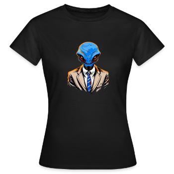 Cosmic Chic - T-shirt Femme - noir - Devant - AI Model Female 172 dark (172cm)