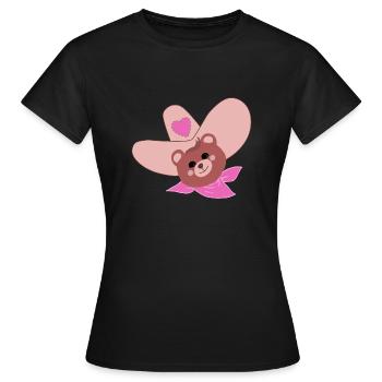 Zehn Gallonen Braunbär - Frauen T-Shirt - Schwarz - Vorne - AI Model Female 172 dark (172cm)