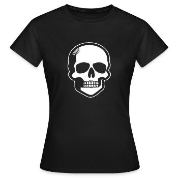 Skeleton Costume Bones Halloween Horror - Women's T-Shirt - black - Front - AI Model Female 172 dark (172cm)