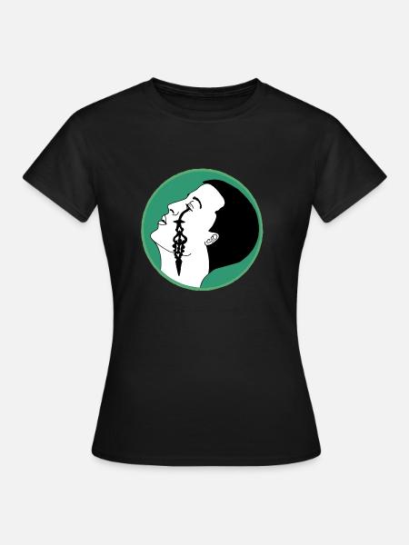 Träne der Zeit - Frauen T-Shirt - Schwarz