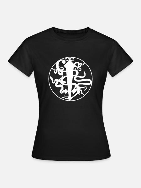 Snakecross - Frauen T-Shirt - Schwarz