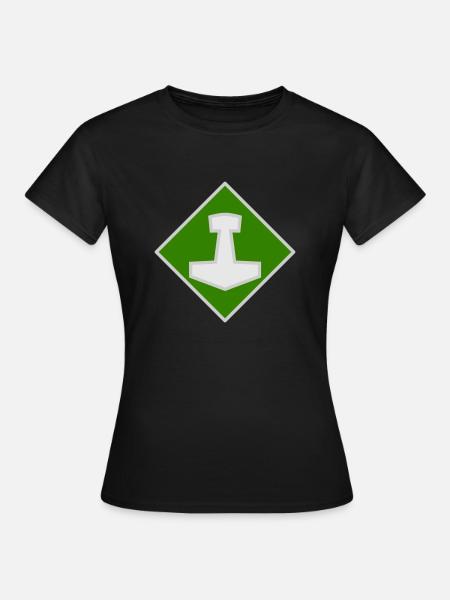 Mjölnir - Frauen T-Shirt - Schwarz