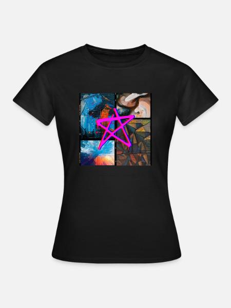 ABSTRACT - Frauen T-Shirt - Schwarz