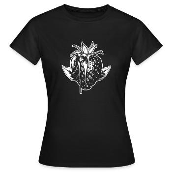Fraise Fruit Fruit - T-shirt Femme - noir - Devant - AI Model Female 172 dark (172cm)