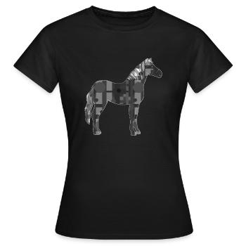 Bassin - T-shirt Femme - noir - Devant - AI Model Female 172 dark (172cm)
