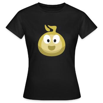 Element Luft (Bulle) - T-shirt Femme - noir - Devant - AI Model Female 172 dark (172cm)