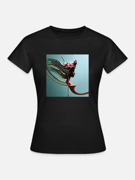 Zauberhafte Büste - Frauen T-Shirt - Schwarz