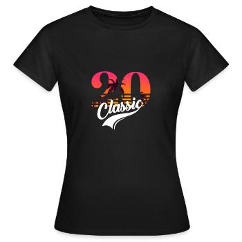 Jahrgang 1920-20-jähriges Jubiläum - Frauen T-Shirt - Schwarz - Vorne - AI Model Female 172 dark (172cm)