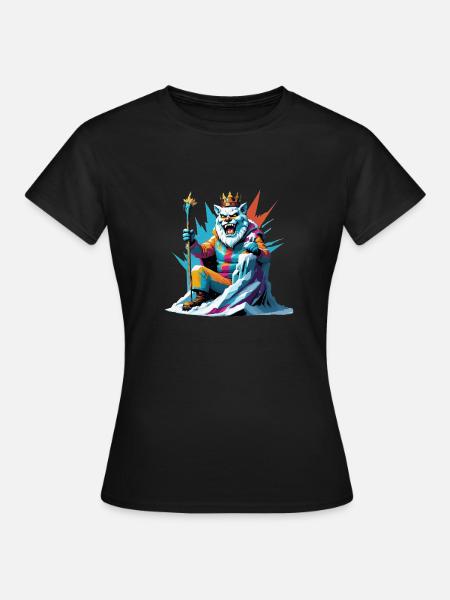 Snow King - Frauen T-Shirt - Schwarz