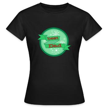Best dad - T-shirt Femme - noir - Devant - AI Model Female 172 dark (172cm)